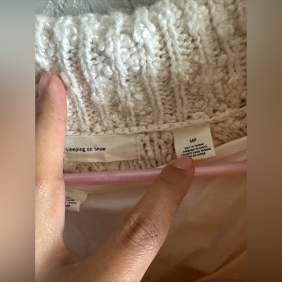 Sleeping On Snow Cowl Neck Sweater Dress Size Medium - Picture 4 of 11